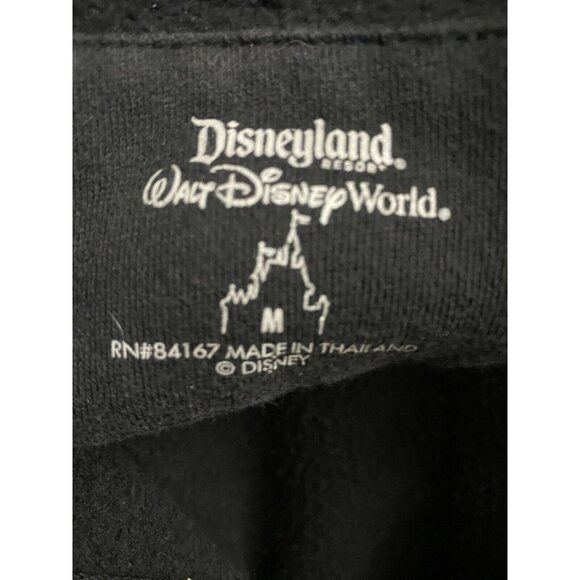 Disney Grumpy  Mens Zip-Up Hoodie M Black - Picture 4 of 9